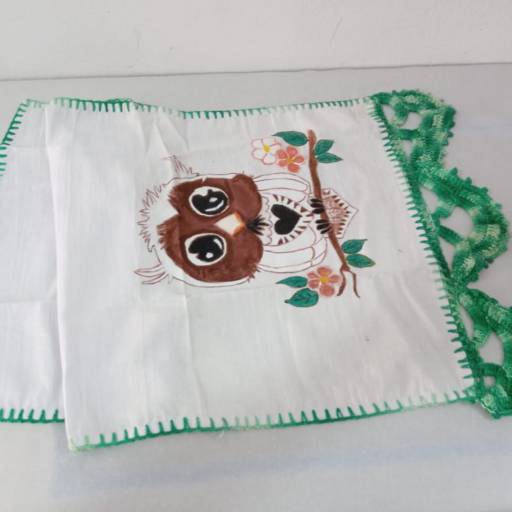 Pano de pratos pintados a mão