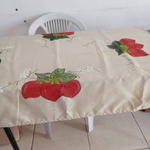 ​Toalhas de mesa pintados a mão por Fazendo Arte com Zilea