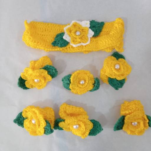 Jogo para fogão em crochê