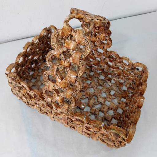 Cestas com alça por Fazendo Arte com Zilea