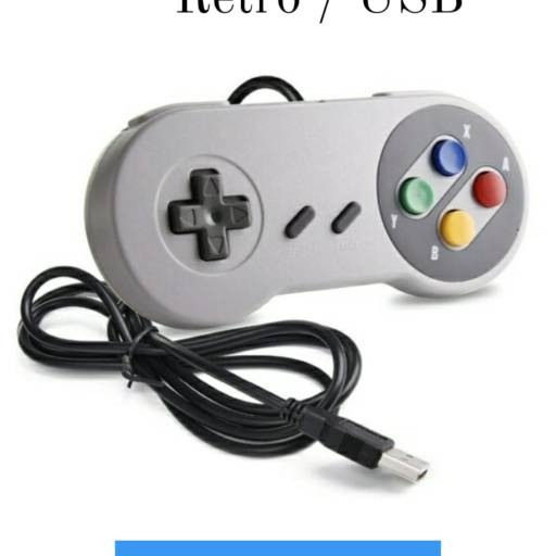 Comprar o produto de Controle Gamer Retrô USB em Bauru em Controles pela empresa Senhor Vintage - Presentes, Eletrônicos e Acessórios em Bauru em Bauru, SP por Solutudo