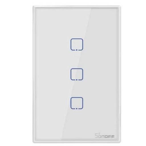 Sonoff TX0 Interruptor Inteligente Wifi 3 Botões por Home Live Automação LTDA