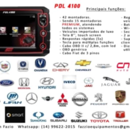 Scanner PDL 4100  por Fazzio Equipamentos & Ferramentas Automotivos