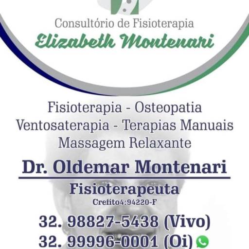 Fisioterapeuta Oldemar Montenari  Agende seu HORÁRIO por Consultório  de Fisioterapia Eizabeth Montenari 