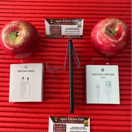 iPhone 7 em Bauru - Semi-Novo - Preto - 128GB - (Estado de Conservação - Muito Bom) em Bauru, SP por Super Eletro Info - Apple em Bauru 