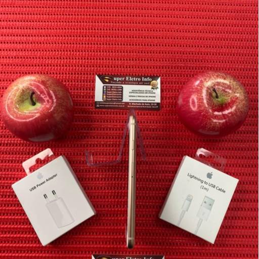 iPhone 8 em Bauru - Semi-Novo - Dourado - 64GB - (Estado de Conservação - Muito Bom) em Bauru, SP por Super Eletro Info - Apple em Bauru 