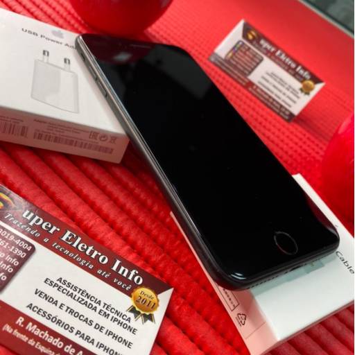 iPhone 7 Plus Preto Semi-Novo de 32GB em Bauru por Super Eletro Info - Apple em Bauru 
