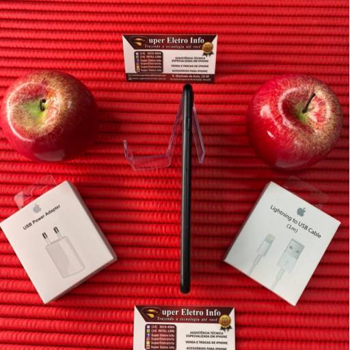 iPhone 7 Plus Preto Semi-Novo de 32GB em Bauru por Super Eletro Info - Apple em Bauru 