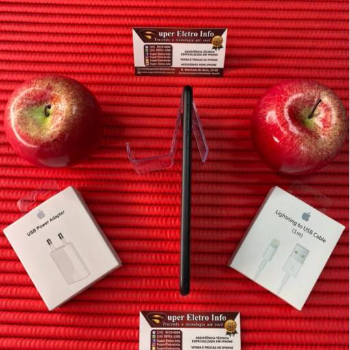 iPhone 7 Plus Preto Semi-Novo de 32GB em Bauru por Super Eletro Info - Apple em Bauru 