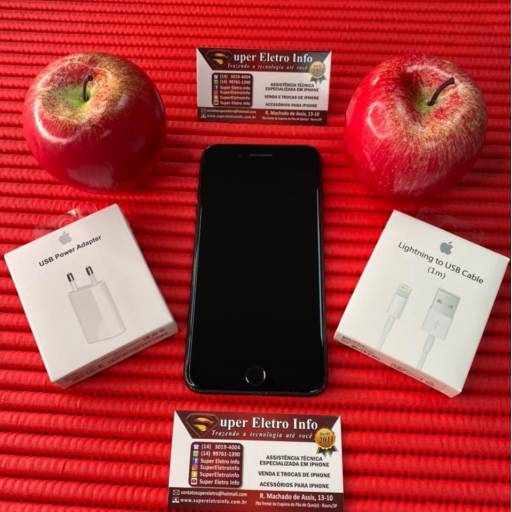 iPhone 7 Plus em Bauru - Semi-Novo - Preto - 32GB - (Estado de Conservação - Muito Bom) em Bauru, SP por Super Eletro Info - Apple em Bauru 