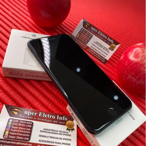 iPhone 7 Plus em Bauru - Semi-Novo - Preto - 32GB - (Estado de Conservação - Muito Bom) em Bauru, SP por Super Eletro Info - Apple em Bauru 