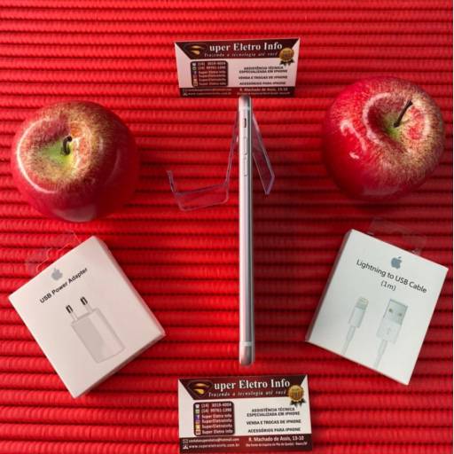 iPhone 7 Plus Rose Semi-Novo de 32GB em Bauru por Super Eletro Info - Apple em Bauru 