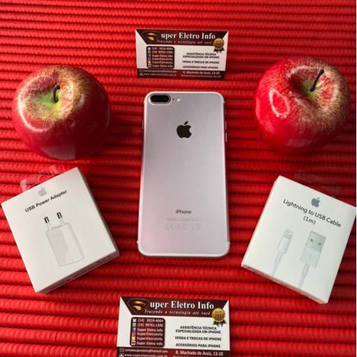 iPhone 7 Plus em Bauru - Semi-Novo - Rose - 32GB - (Estado de Conservação - Excelente) em Bauru, SP por Super Eletro Info - Apple em Bauru 