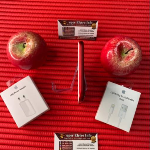 iPhone 7 Plus Vermelho Semi-Novo de 128GB em Bauru por Super Eletro Info - Apple em Bauru 