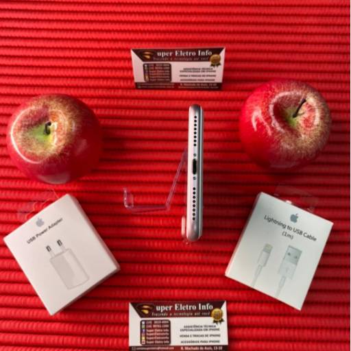 iPhone 7 Plus Rose Semi-Novo de 128GB em Bauru por Super Eletro Info - Apple em Bauru 