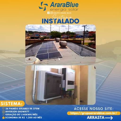 Energia Solar para Empresas por Arara Blue - Energia Solar (São Félix do Xingu)