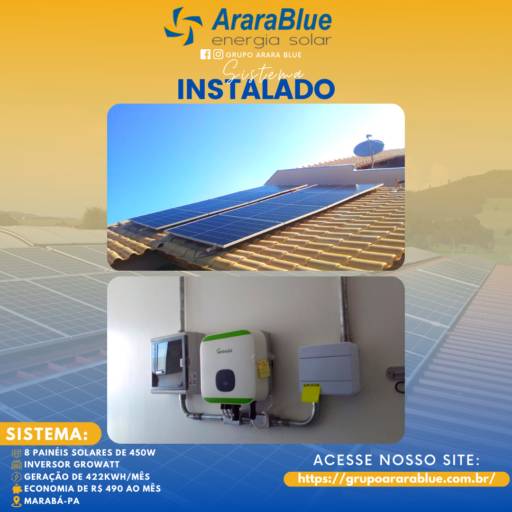 Energia Solar para Empresas  por Arara Blue - Energia Solar (Redenção)