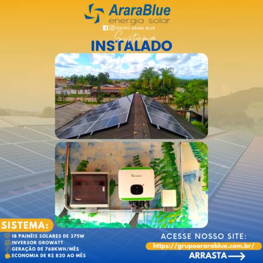 Instalação de Energia Solar por Arara Blue - Energia Solar (Ourilândia do Norte)