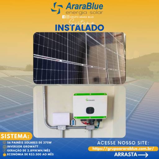 Instalação de Energia Solar por Arara Blue - Energia Solar (Ourilândia do Norte)