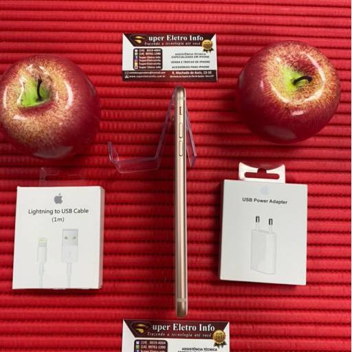 iPhone 8 Plus em Bauru- Semi-Novo - Dourado - 64GB - (Estado de Conservação - Excelente) em Bauru, SP por Super Eletro Info - Apple em Bauru 