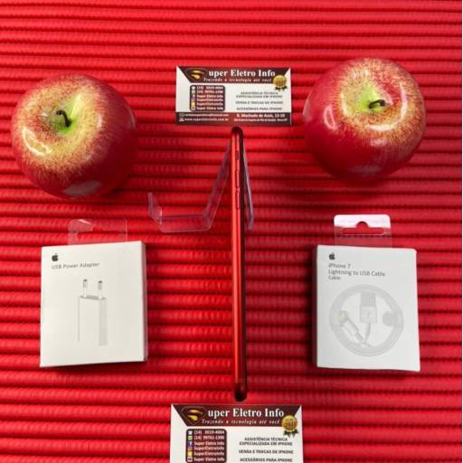 iPhone 8 Plus Vermelho Semi-Novo em Bauru  por Super Eletro Info - Apple em Bauru 
