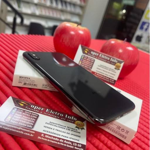 iPhone XS Max em Bauru - Semi-Novo - Cinza Espacial - 64GB - (Estado de Conservação - Excelente) em Bauru, SP por Super Eletro Info - Apple em Bauru 