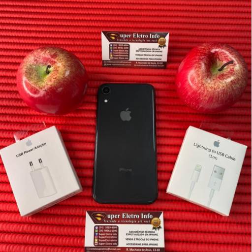 iPhone XR Preto em Bauru  por Super Eletro Info - Apple em Bauru 