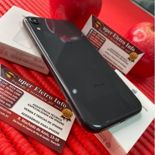 iPhone XR Preto em Bauru  por Super Eletro Info - Apple em Bauru 