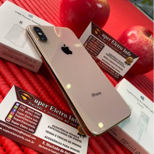 iPhone XS Branco em Bauru  por Super Eletro Info - Apple em Bauru 