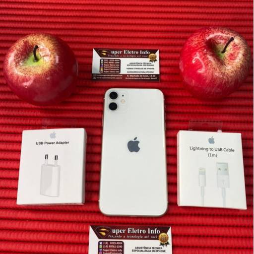 iPhone 11 Branco em Bauru  por Super Eletro Info - Apple em Bauru 