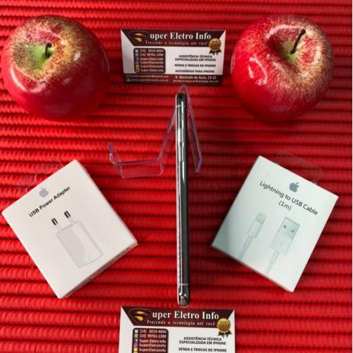 iPhone X Branco em Bauru por Super Eletro Info - Apple em Bauru 