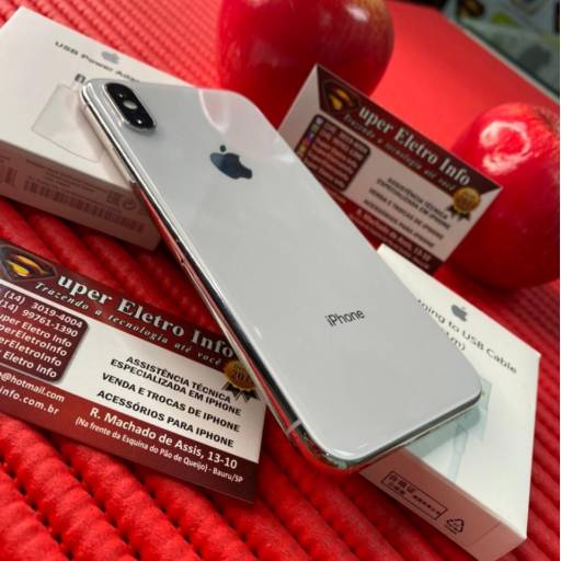 iPhone X Branco em Bauru por Super Eletro Info - Apple em Bauru 
