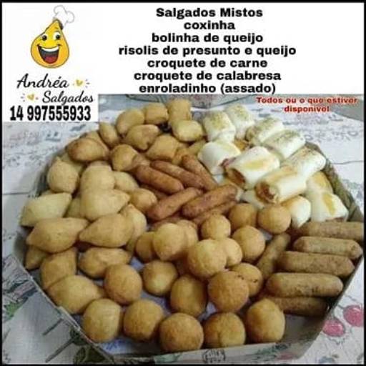 Comprar o produto de Encomendas a Pronta Entrega em Ofertas: Alimentação pela empresa Andréa Salgados em Botucatu, SP por Solutudo