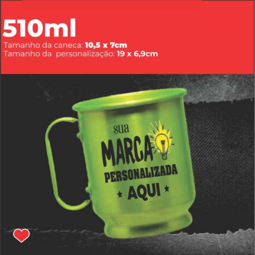 Canecas de alumínio em São José do Rio Preto, SP por Public Gráfica e Brindes