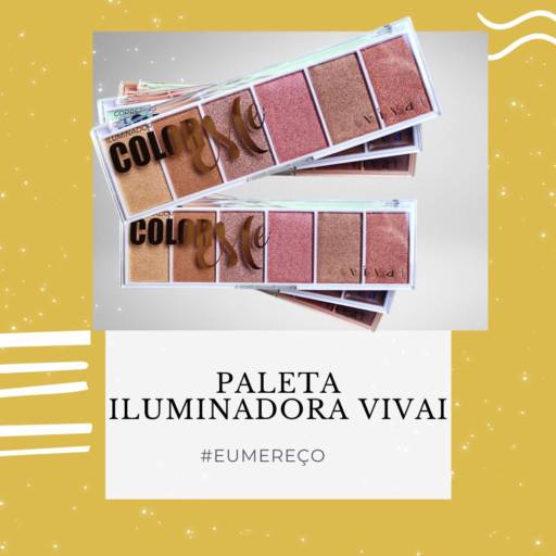 Paleta Iluminadora Color Me Vivai em Bauru por Make in Box