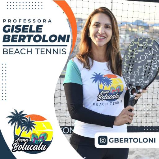 Professora Gisele Cristina Bertoloni  por Arena Botucatu Beach Tennis