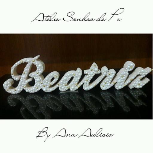 Nomes persobnalizados de MDF em Bauru  por Ateliê Sonhos de Pé Bauru