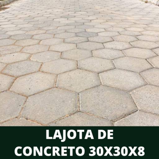 Lajota de Concreto 30X30X08 por CimentPav - Pisos Intertravados | Drenantes | Lajotas de concreto