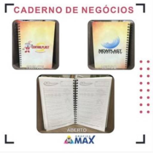 Comprar o produto de Caderno de negócios em Cadernos e Papéis pela empresa Gráfica Max em Aracaju, SE por Solutudo