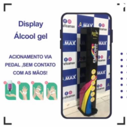 Comprar o produto de Display álcool em gel em Displays pela empresa Gráfica Max em Aracaju, SE por Solutudo
