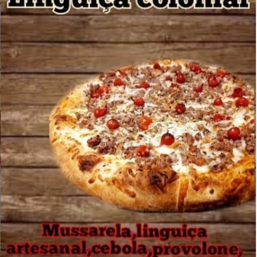 Pizza Linguiça Colonial  por Pizzaria & Choperia Grill Itália Botucatu