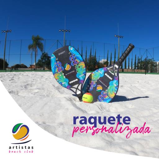 Raquete Personalizada por Artistas Beach Club