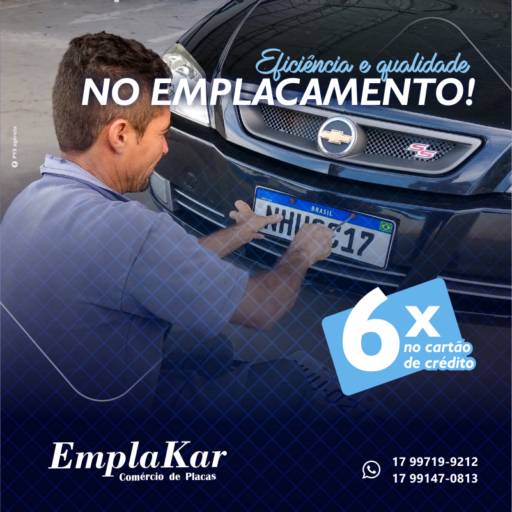 Emplacamento de carro