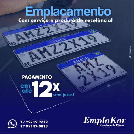 Emplacamento de veículos