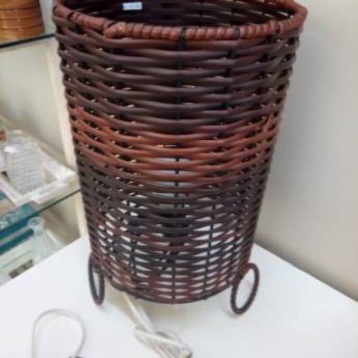 ABAJUR DE JUNCO por Bem Estar