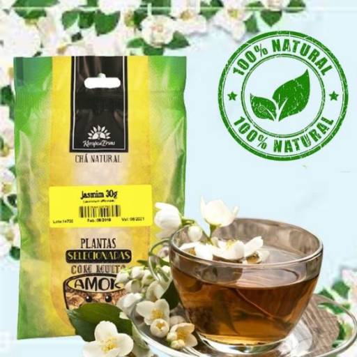 Comprar o produto de  Chá de Jasmim 30g – Kampo de Ervas em Café Gourmet Orgânico pela empresa Gosto de Vila Armazém em Botucatu, SP por Solutudo