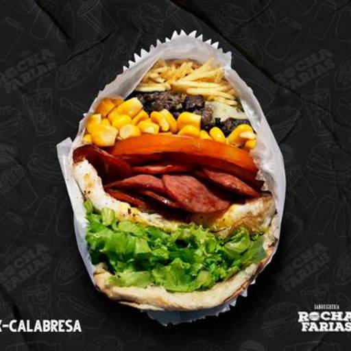 X-Calabresa por Rocha Farias Burguer e Pizzaria