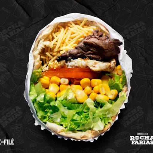 X-Filé por Rocha Farias Burguer e Pizzaria