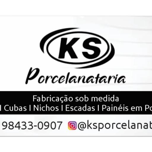 Pias esculpidas em porcelanato em Cascavel, PR por KS Porcelanataria