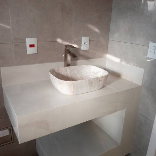 Pias de porcelanato em Cascavel, PR por KS Porcelanataria